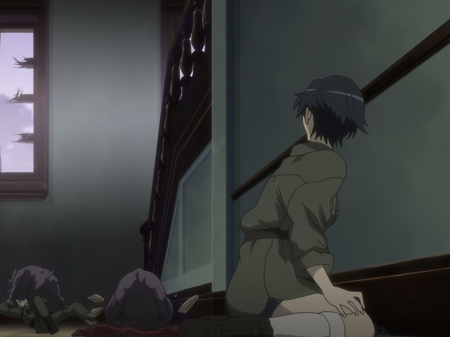 Blood+ Ep 12: Lured by the White Mist @ 21:12