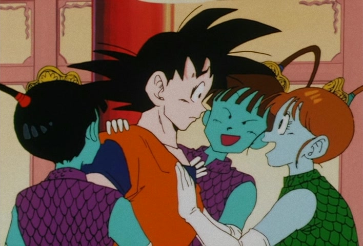 Dragon Ball Z — Ep 14: Such Sweet Temptation! The Snake Princess's Hospitality @ 14:35