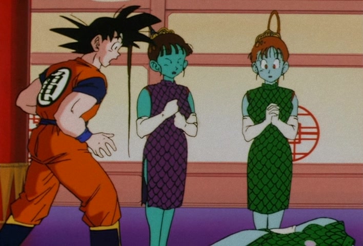 Dragon Ball Z — Ep 14: Such Sweet Temptation! The Snake Princess's Hospitality @ 15:21