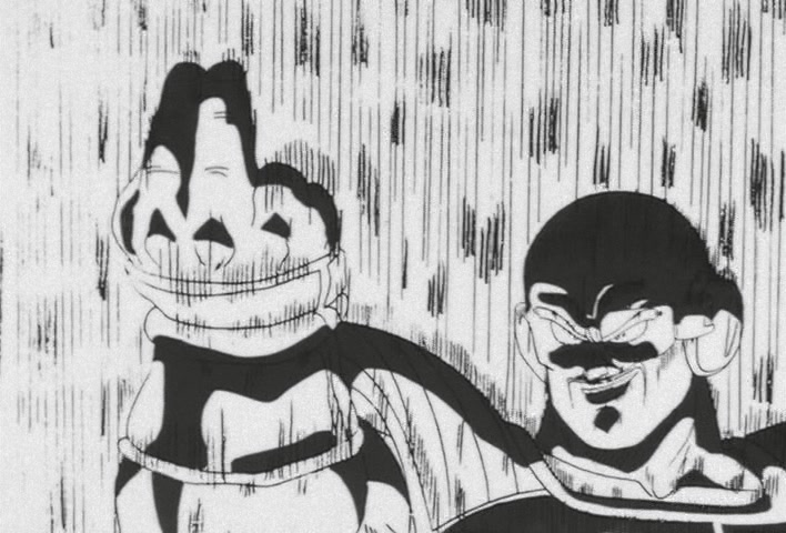Dragon Ball Z Ep 22: Unbelievable!! Saibaimen, Born from the Soil @ 03:30