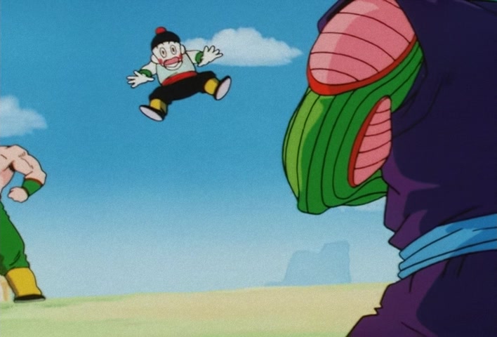 Dragon Ball Z Ep 24: Farewell Ten-san! Chiaotzu's Suicide Strategy @ 10:19