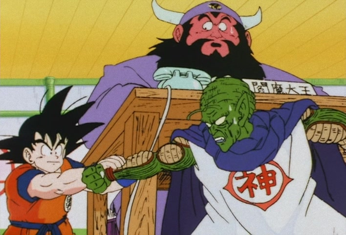 Dragon Ball Z Ep 26: An Intense 3-Hour Delay! The Kinto-Un Bullet-Express @ 21:04