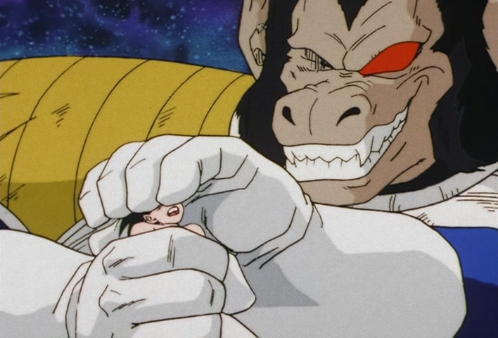 Dragon Ball Z Ep 33: Don't Die, Father!! This is Gohan's Hidden Strength @ 08:28