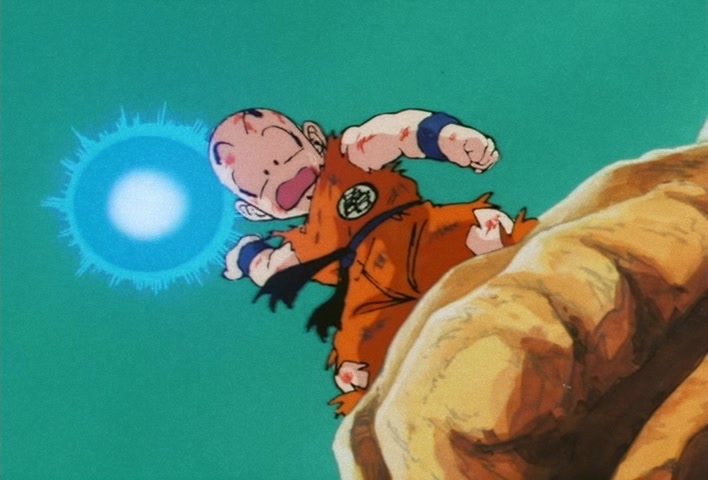 Dragon Ball Z Ep 34: Shoot, Kuririn! The Genki-Dama, Packed with Hope @ 09:32