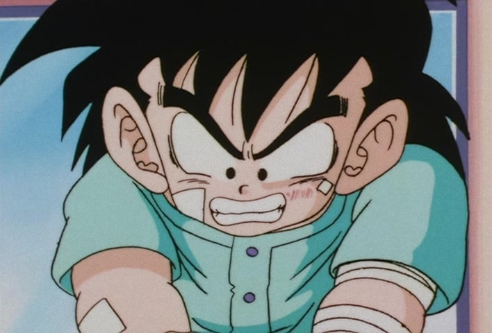 Dragon Ball Z Ep 39: Friends or Foes? Children of the Mysterious Giant Spaceship @ 02:21