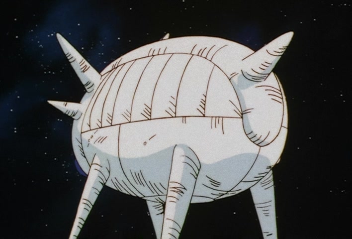 Dragon Ball Z Ep 39: Friends or Foes? Children of the Mysterious Giant Spaceship @ 03:32