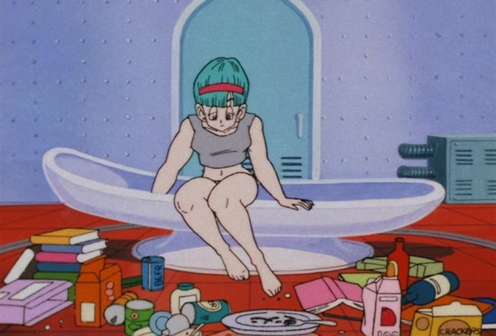 Dragon Ball Z Ep 39: Friends or Foes? Children of the Mysterious Giant Spaceship @ 03:52