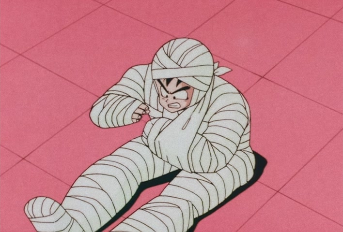 Dragon Ball Z Ep 39: Friends or Foes? Children of the Mysterious Giant Spaceship @ 06:54