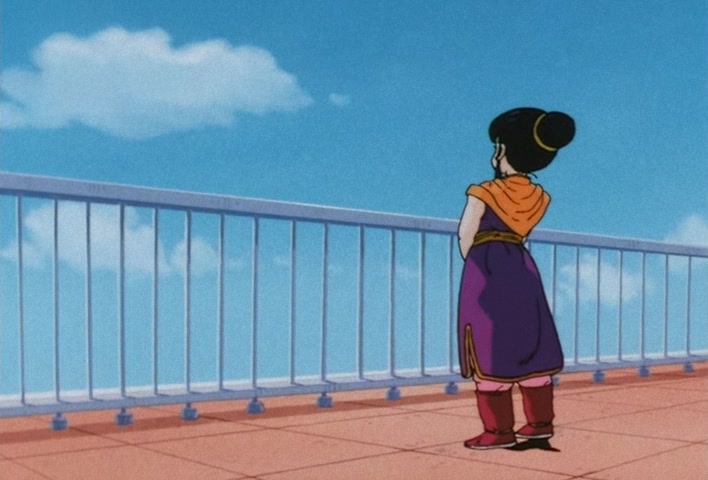 Dragon Ball Z Ep 39: Friends or Foes? Children of the Mysterious Giant Spaceship @ 07:55