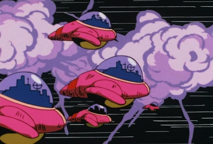 Dragon Ball Z Ep 39: Friends or Foes? Children of the Mysterious Giant Spaceship @ 10:48