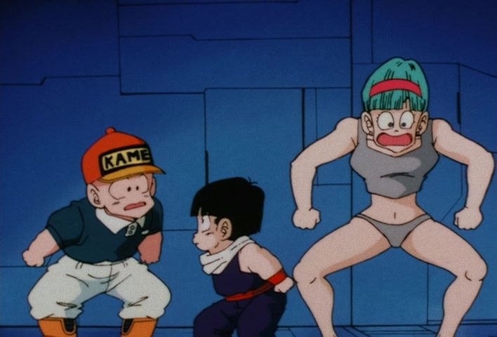 Dragon Ball Z Ep 39: Friends or Foes? Children of the Mysterious Giant Spaceship @ 14:51