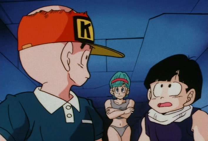 Dragon Ball Z Ep 39: Friends or Foes? Children of the Mysterious Giant Spaceship @ 16:32