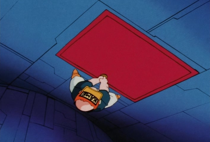 Dragon Ball Z Ep 39: Friends or Foes? Children of the Mysterious Giant Spaceship @ 17:23