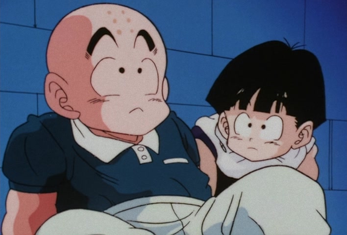 Dragon Ball Z Ep 39: Friends or Foes? Children of the Mysterious Giant Spaceship @ 18:44