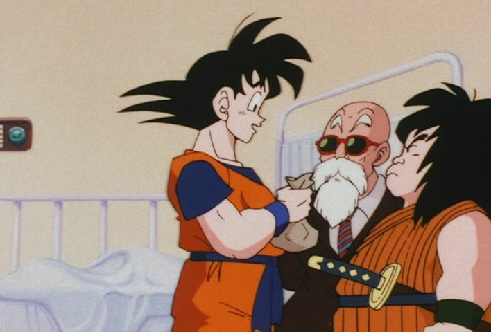 Dragon Ball Z Ep 46: Goku's Power at Full-Force!! Six Days to the End of the Galaxy @ 10:30