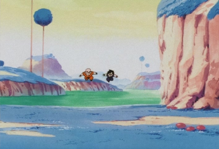 Dragon Ball Z Ep 46: Goku's Power at Full-Force!! Six Days to the End of the Galaxy @ 12:55