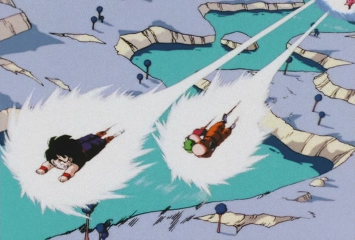 Dragon Ball Z Ep 48: Gohan in Peril! A Pursuing Dodoria Summons Death @ 15:25