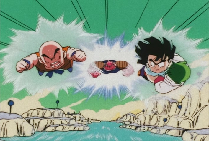 Dragon Ball Z Ep 48: Gohan in Peril! A Pursuing Dodoria Summons Death @ 19:46