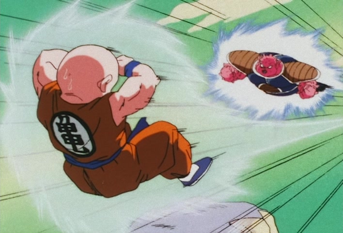 Dragon Ball Z Ep 48: Gohan in Peril! A Pursuing Dodoria Summons Death @ 19:54