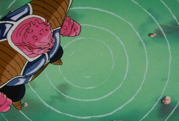 Dragon Ball Z Ep 49: Dodoria Dies by Explosion! Vegeta's Fearsome Shockwave @ 05:23