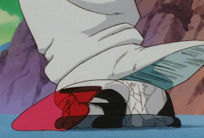 Dragon Ball Z Ep 49: Dodoria Dies by Explosion! Vegeta's Fearsome Shockwave @ 13:31