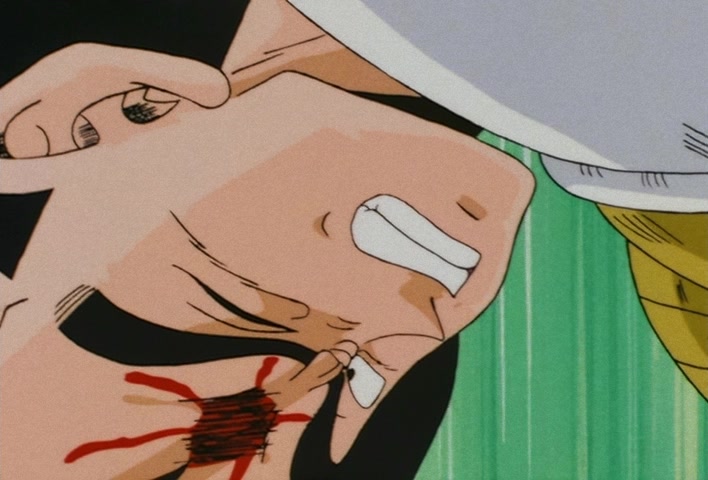 Dragon Ball Z Ep 53: Nothing but Goosebumps! The Handsome Warrior Zarbon's Devilish Transformation @ 06:26