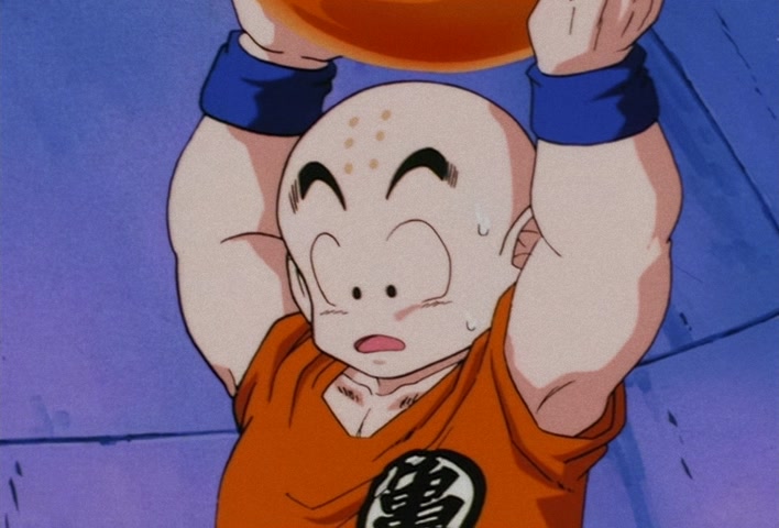Dragon Ball Z Ep 54: Defend the Planet of Hope!! Kuririn's Astonishing Power-Up @ 10:23