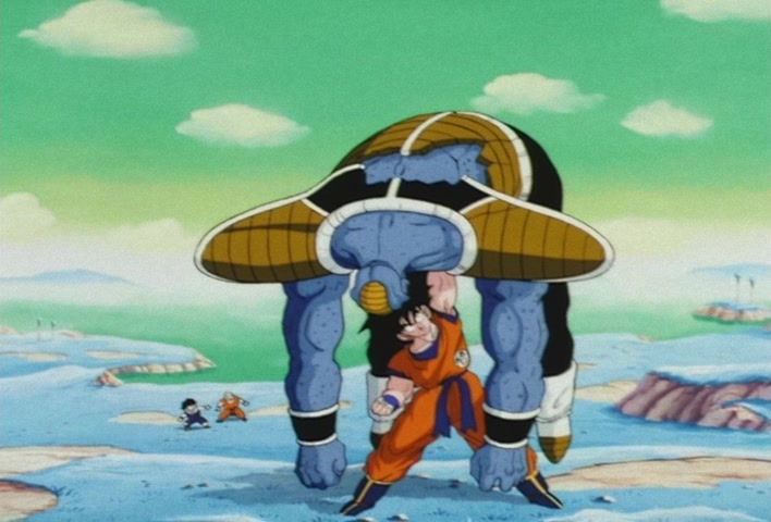 Dragon Ball Z Ep 69: Incredible Force!! Did You See It, Goku's Full Power? @ 02:03