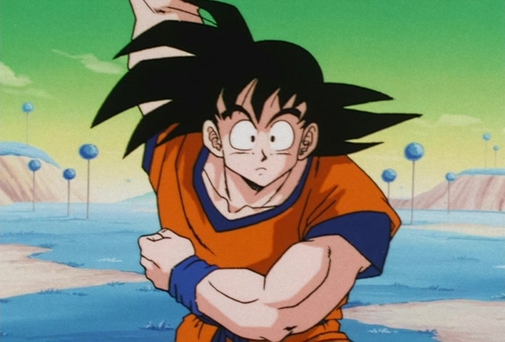 Dragon Ball Z Ep 69: Incredible Force!! Did You See It, Goku's Full Power? @ 10:12