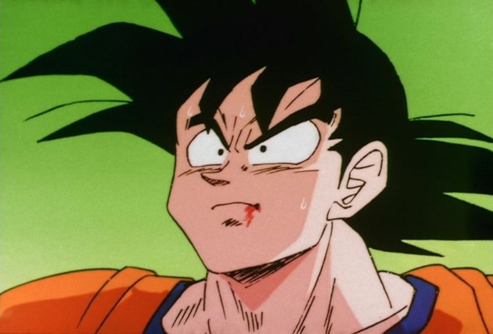 Dragon Ball Z Ep 73: That Ain't Me! Gohan, Don't Lose Your Nerve, Hit Your Father!! @ 08:22