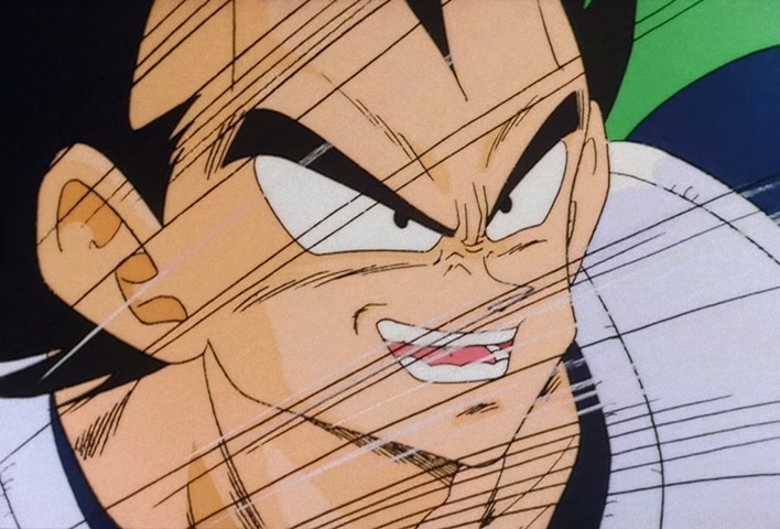 Dragon Ball Z Ep 73: That Ain't Me! Gohan, Don't Lose Your Nerve, Hit Your Father!! @ 09:03