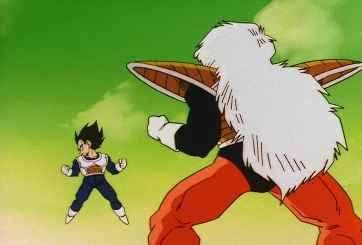 Dragon Ball Z Ep 73: That Ain't Me! Gohan, Don't Lose Your Nerve, Hit Your Father!! @ 09:52