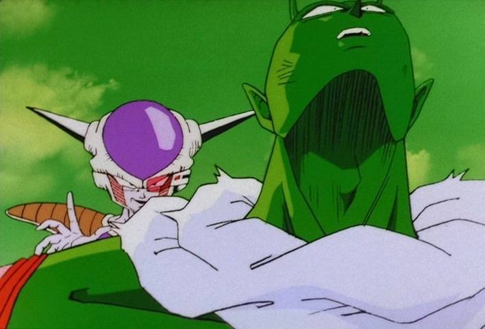 Dragon Ball Z Ep 73: That Ain't Me! Gohan, Don't Lose Your Nerve, Hit Your Father!! @ 12:44