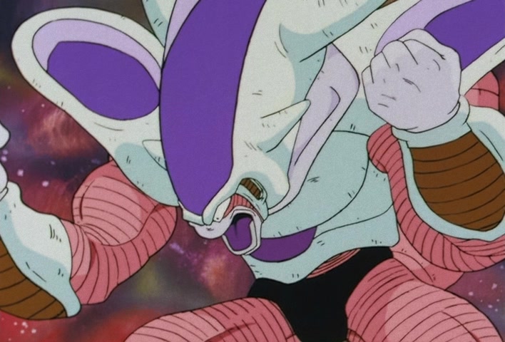 Dragon Ball Z Ep 83: Fear Me!! Freeza Does Battle With a 3rd Transformation @ 11:30