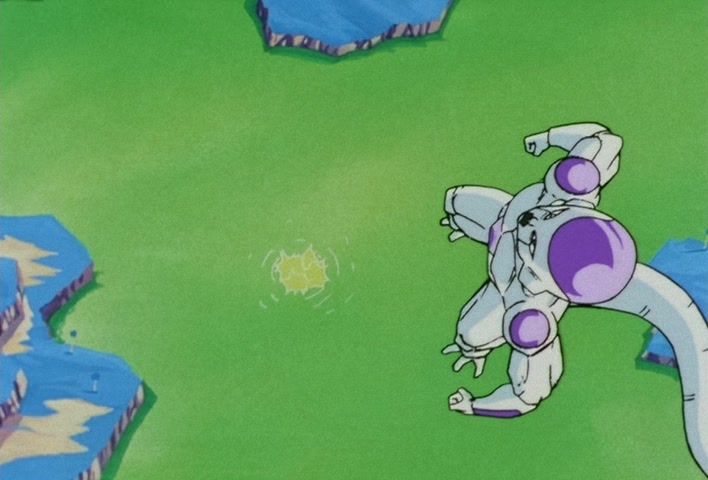 Dragon Ball Z Ep 88: The Two Great Superpowers Collide! A Physical Battle Where Both Get Serious!!! @ 10:42