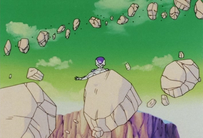Dragon Ball Z Ep 88: The Two Great Superpowers Collide! A Physical Battle Where Both Get Serious!!! @ 13:37