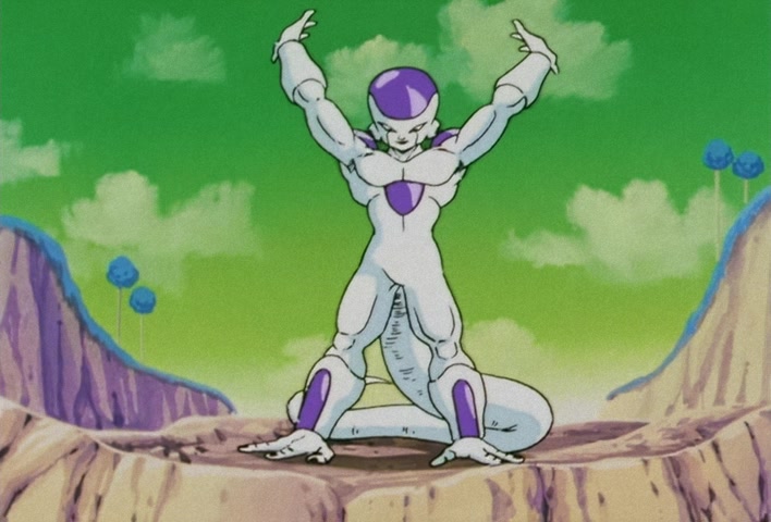 Dragon Ball Z Ep 88: The Two Great Superpowers Collide! A Physical Battle Where Both Get Serious!!! @ 15:28