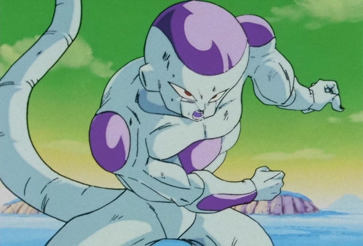 Dragon Ball Z Ep 90: That Ain't No Bluff!! The Audaciously Wonderful Guy, Son Goku @ 02:30
