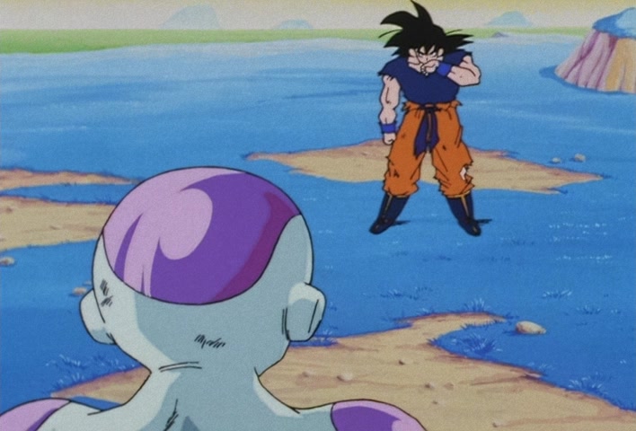Dragon Ball Z Ep 90: That Ain't No Bluff!! The Audaciously Wonderful Guy, Son Goku @ 02:43