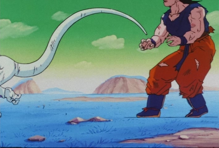 Dragon Ball Z Ep 91: Showdown!! The Embodiment of Flame in a 20-Fold Kaio-Ken Kamehameha @ 02:04