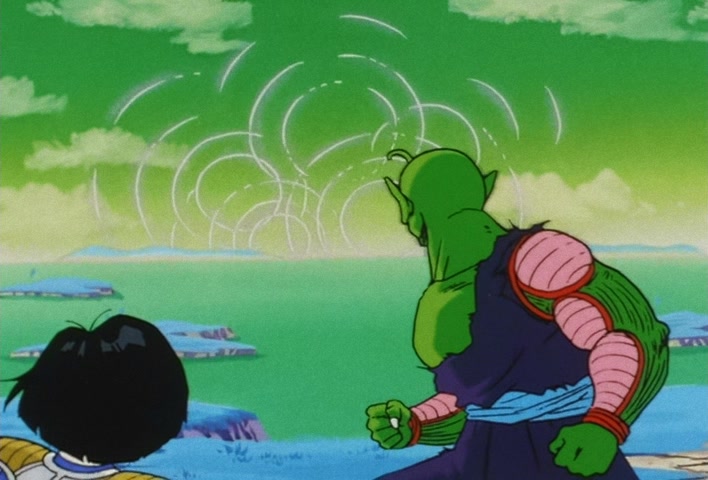 Dragon Ball Z Ep 91: Showdown!! The Embodiment of Flame in a 20-Fold Kaio-Ken Kamehameha @ 07:14