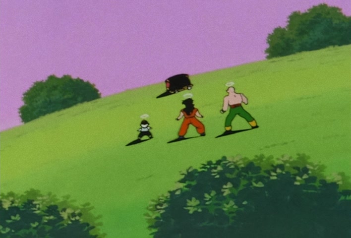 Dragon Ball Z Ep 91: Showdown!! The Embodiment of Flame in a 20-Fold Kaio-Ken Kamehameha @ 12:37