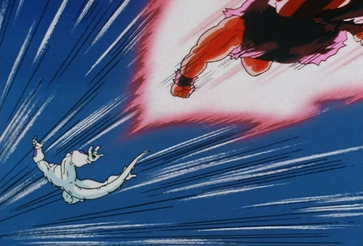 Dragon Ball Z Ep 91: Showdown!! The Embodiment of Flame in a 20-Fold Kaio-Ken Kamehameha @ 20:42