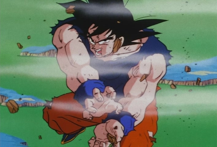 Dragon Ball Z Ep 91: Showdown!! The Embodiment of Flame in a 20-Fold Kaio-Ken Kamehameha @ 21:53