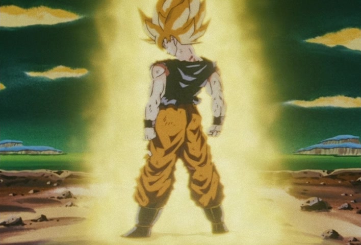 Dragon Ball Z Ep 95: Transformed At Last!! The Legendary Super Saiyan, Son Goku @ 21:12