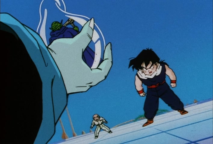 Dragon Ball Z Ep 111: A Direct Confrontation with Piccolo!! An Angry Masenko in the Heavens @ 07:06