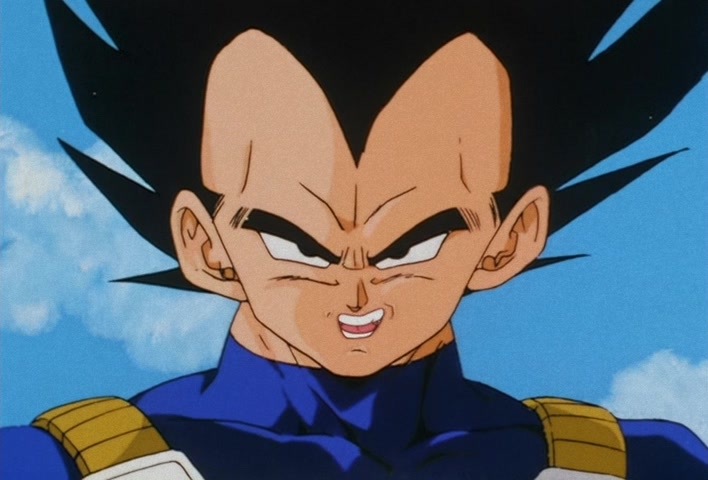 Dragon Ball Z Ep 129: The Might of Vegeta!! The Blood of a Super Saiyan Awakens @ 08:48