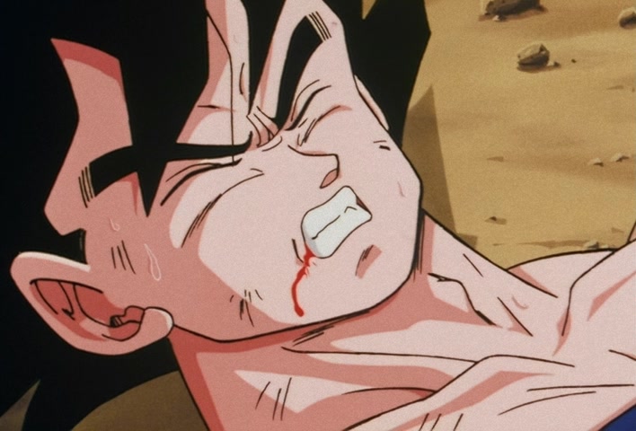 Dragon Ball Z Ep 129: The Might of Vegeta!! The Blood of a Super Saiyan Awakens @ 09:35