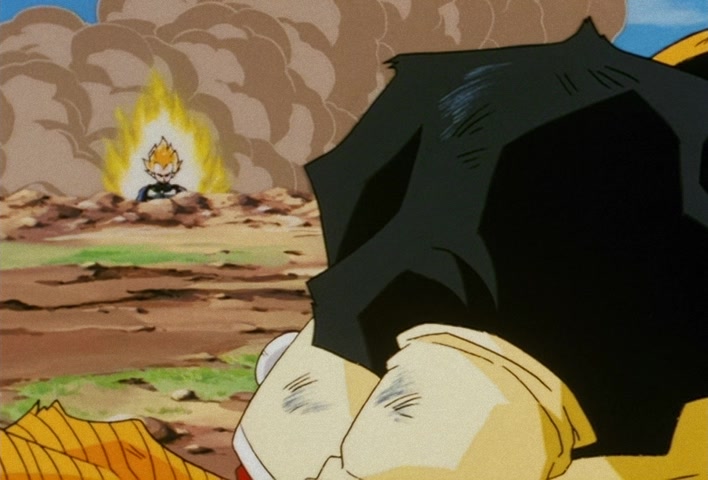Dragon Ball Z Ep 129: The Might of Vegeta!! The Blood of a Super Saiyan Awakens @ 17:37