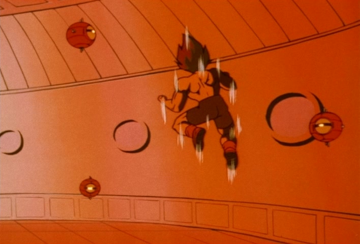 Dragon Ball Z Ep 129: The Might of Vegeta!! The Blood of a Super Saiyan Awakens @ 18:06